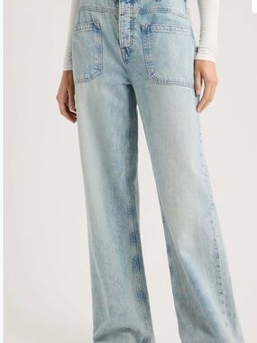 Free People/We the Free - Palmer Cuffed Baggy Jeans - 28 - La La Land -  NWT